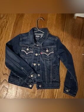 Levi's Kids 4T Dark Blue Denim Jacket with Contrast Stitching